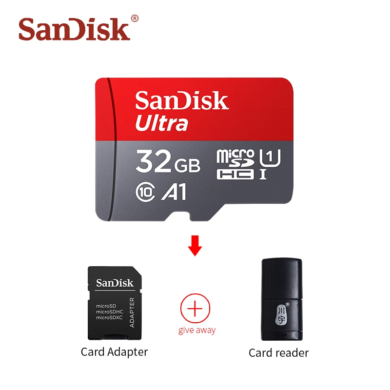 Карта памяти SanDisk Micro SD 16 ГБ 32 64 128 | Компьютеры и офис