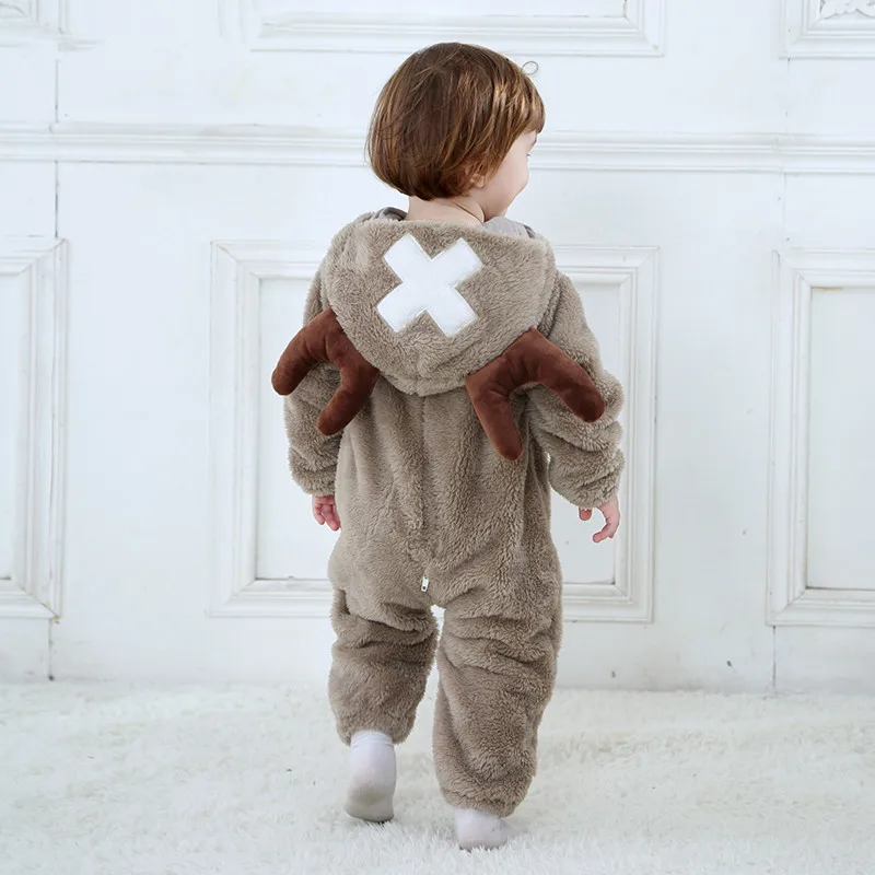 

2018 baby's deer fashion Toddler Unisex-baby spring and autmn Jumpsuit Christmas Romper Onesie Outfits Suit 102