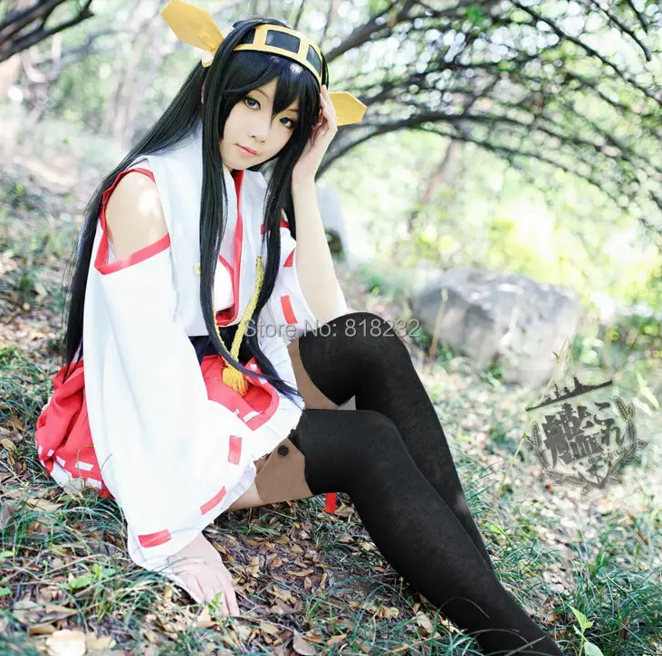 Kantai Коллекция Kongou kancolle кимоно Униформа платье Outift Косплей костюмы S XL|dress you|dress