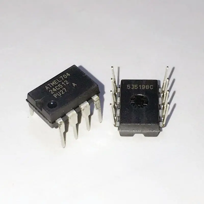 

5pcs AT24C512-PU27 AT24C512 package DIP-8 brand new original