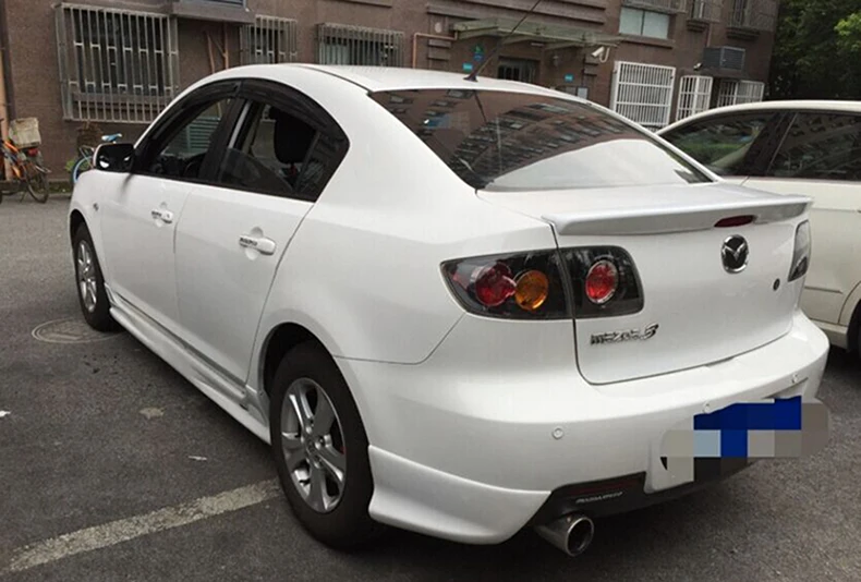 Неокрашенный задний спойлер Osmrk из АБС пластика для mazda 3 2006 2012|spoiler for 3|rear spoilerrear wing