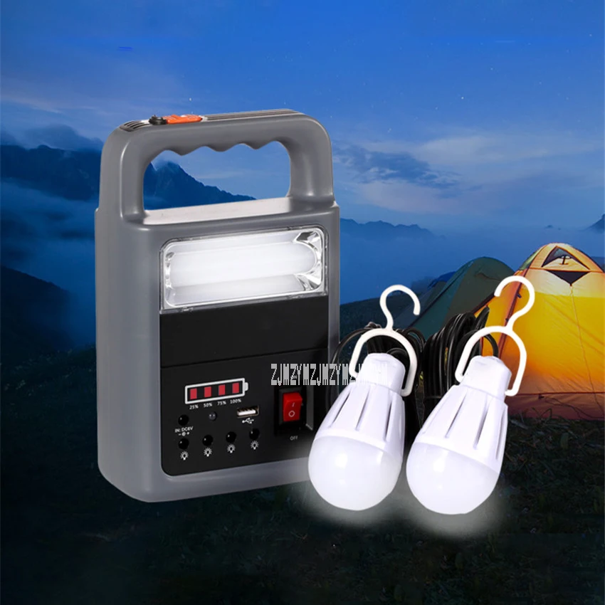 

KM-926A Multifunctional Household Solar Energy Lantern Tent Light Rechargeable Lantern Outdoor Camping Rechargeable Lamp