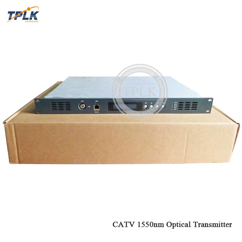 Оригинальная Лучшая цена CATV 1550nm оптический передатчик, 2 МВт и 10 мВт для варианта, прямой светильник модуляции интенсивности SC/APC разъем