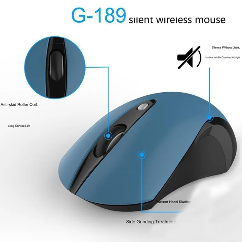 SeenDa 2 4G беспроводная мышь оптическая для ноутбука бесшумная Вертикальная ПК