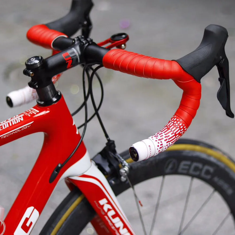 Ультра комфортная Ciclovation передовая лента для руля дорожного велосипеда с кожаной сенсорной съемкой звезда ПУ с гелевой подкладкой цвет выцветает