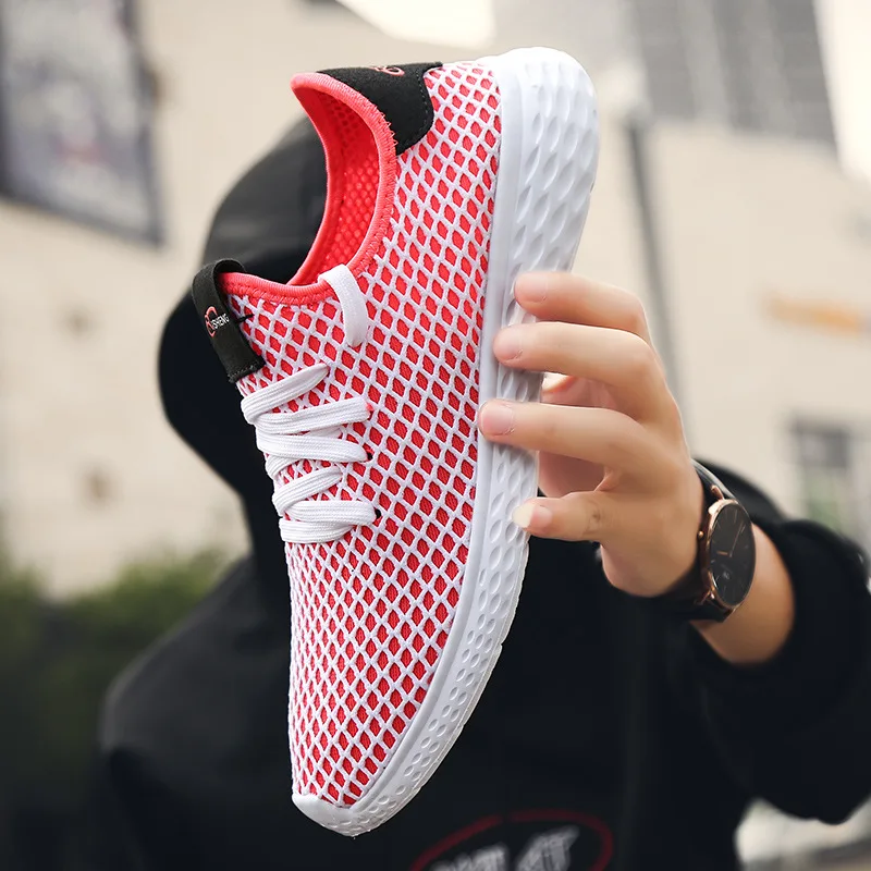 New Men Sneakers Casual Mens Shoes Trainers Air Mesh Male Sport Breathable Flats Women / Big Sizes Shoe Snikers Autumn | Обувь