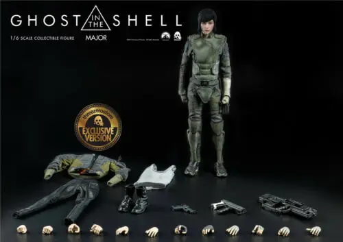 THREEZERO 1/6 Ghost in the shell Мотоко Кусанаги Scarlett Johansson игрушечная фигурка|Игровые фигурки