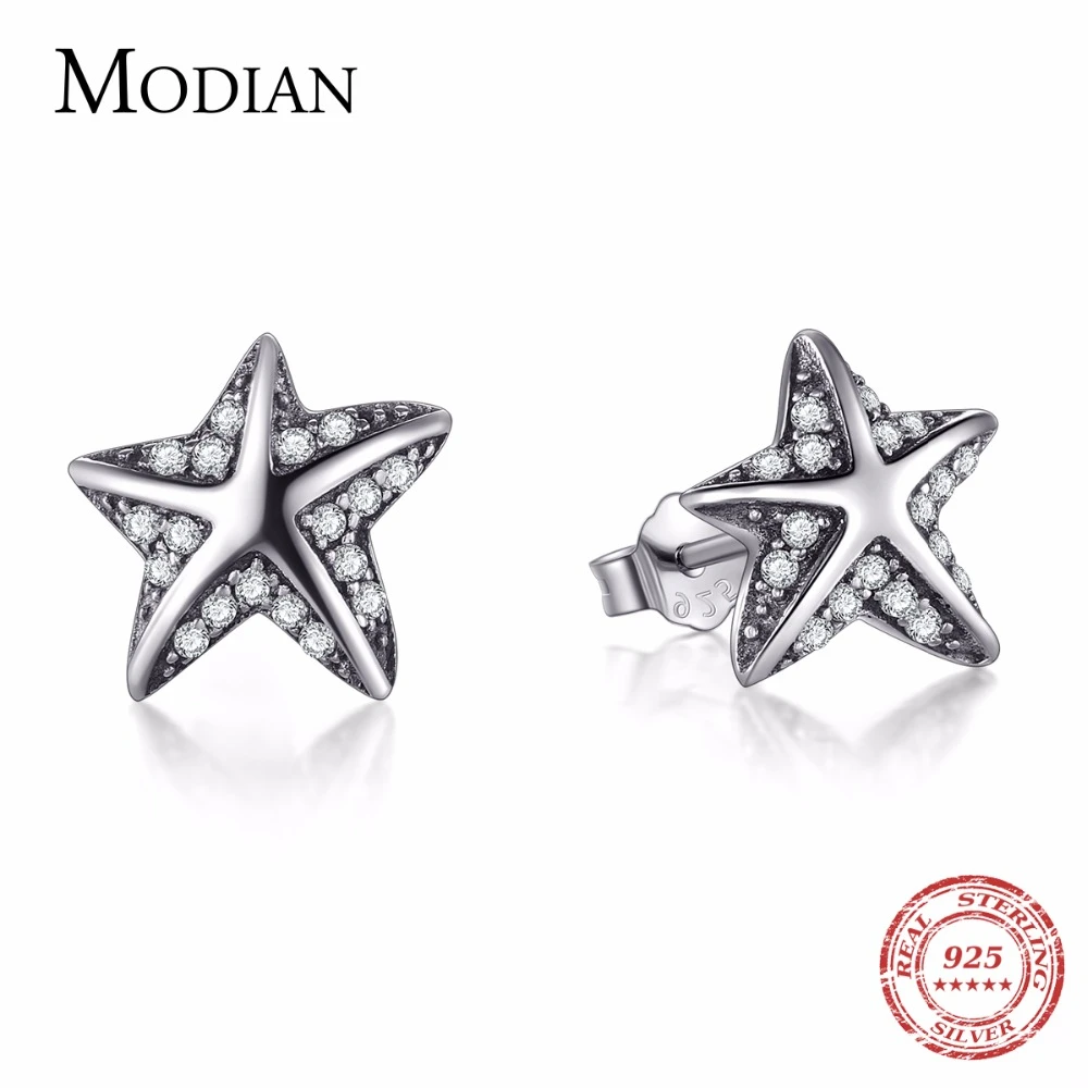 Modian новый дизайн Аутентичные 925 стерлингового серебра Морская звезда