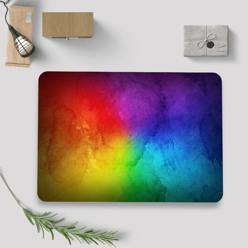 color12 Жесткий чехол для ноутбука с клавиатурой для Apple Macbook Air 11 13 Pro retina Touch Bar& ID 11 11,6 12 13 13,3 15 дюймов - Цвет: color12