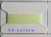 04 yellow Вышивка крестом Люминесцентная светящаяся нить светящаяся головка светится в темноте ночью, 1000 ярдов на бобину, 12 цветов - Цвет: 04 yellow