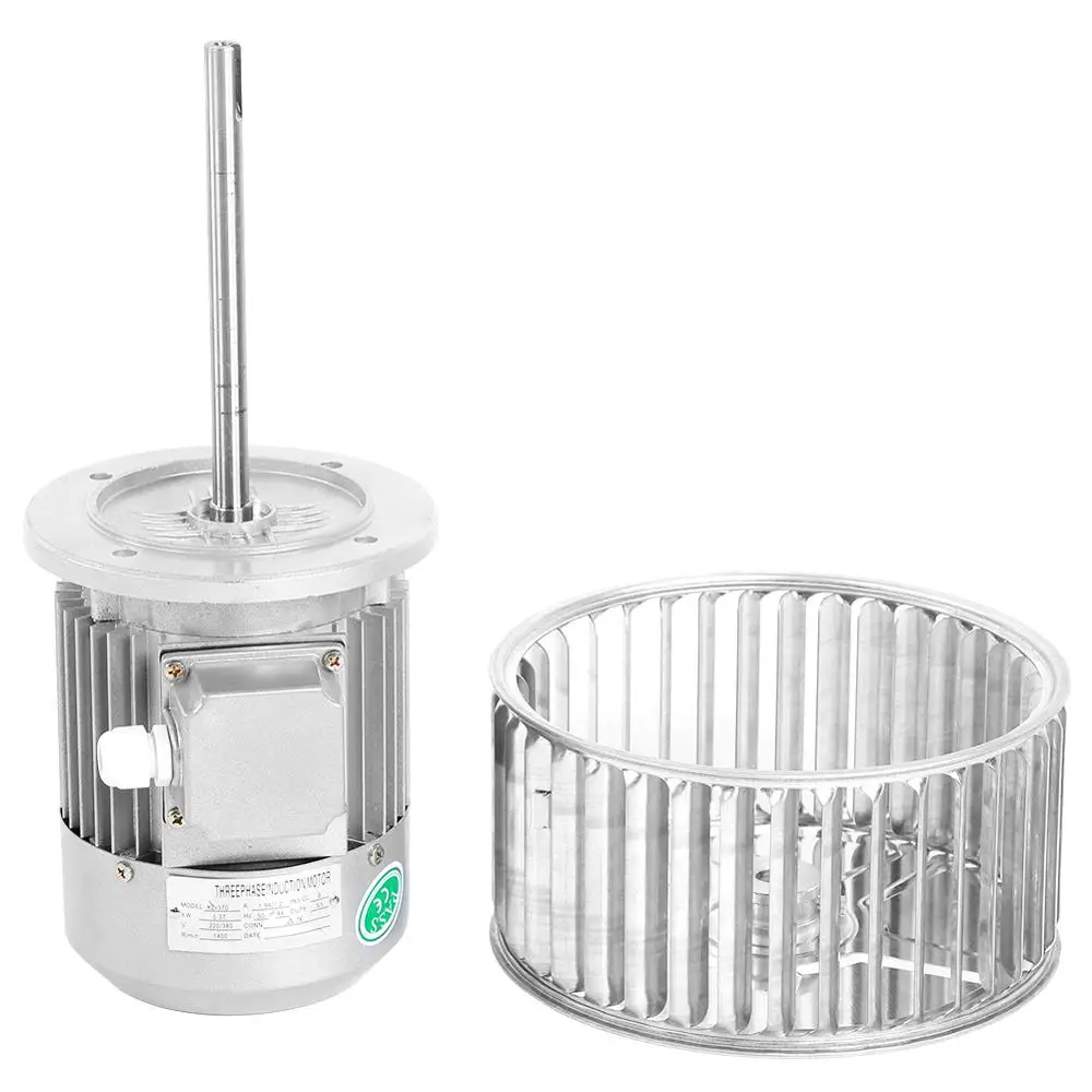 KL 370 220/380V трехфазный двигатель 370W 1400 об/мин 3 фазный с колесиком|Двигатель