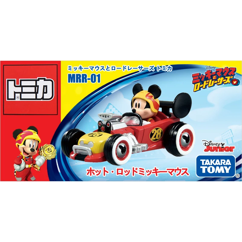 Игрушечный автомобиль Tomica Disney литой металлический с Микки-Маусом родстер модель