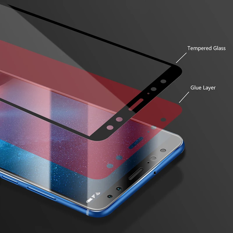 CHYI полностью проклеенное стекло для huawei mate 10 lite Nova 2i защита экрана олеофобное покрытие 9H закаленное для huawei honor 9i G10