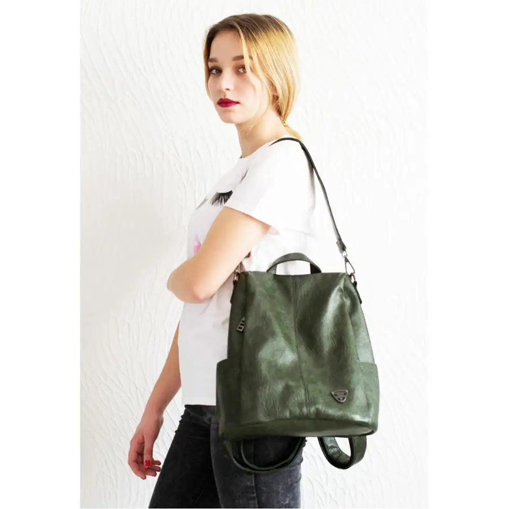 2019 женский рюкзак новинка из искусственной кожи сумка с защитой от кражи высокое