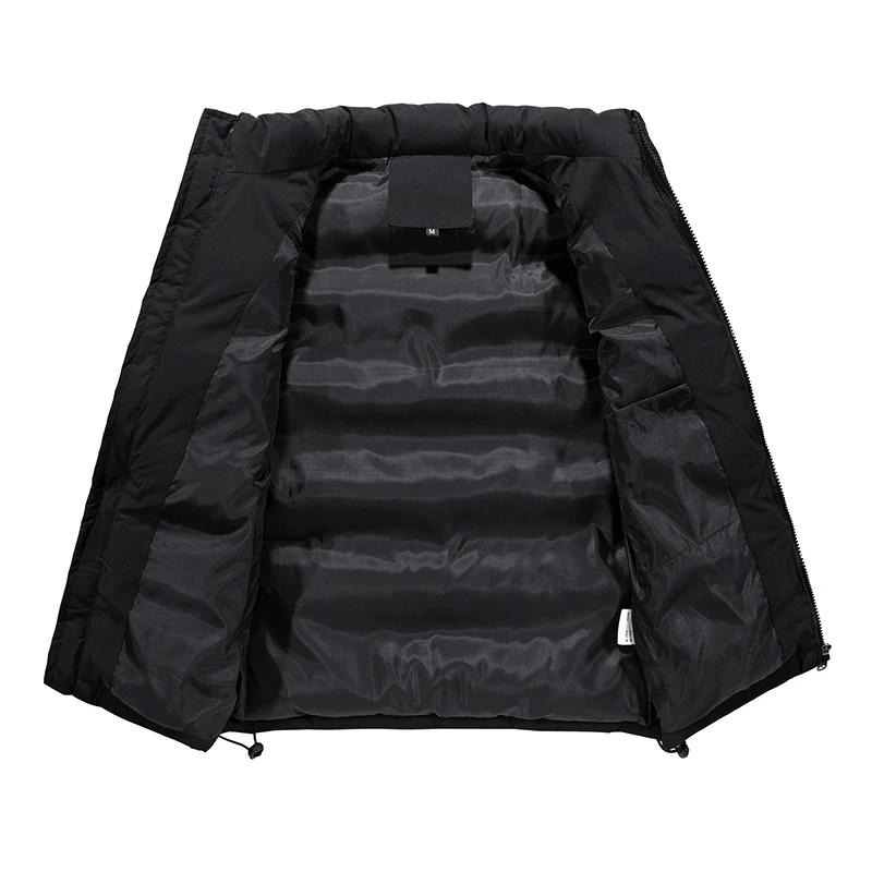 

New Men's Vest Winter Casual Sleeveless Jacket Down Vest Windproof Warm Waistcoat Casual Coats Plus Size M-6XL