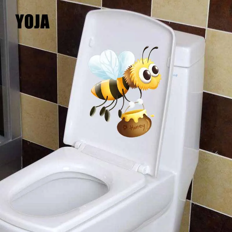 YOJA 18.7X23.2CM забавные животные мультфильм пчела спальня домашний декор настенные