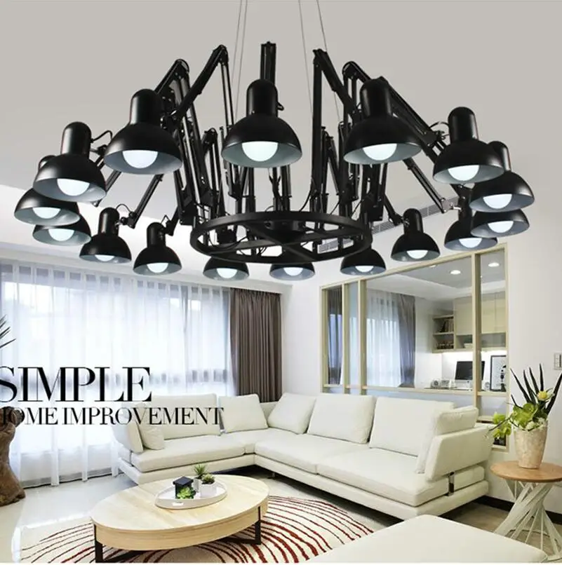 Современный подвесной светильник с пауком светодиодные лампы для гостиной