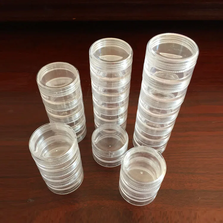 Высококачественная пластиковая банка для образцов чехол ювелирных изделий