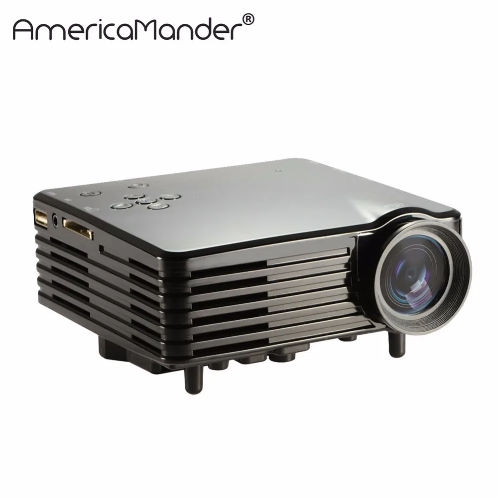 HD Мультимедиа 3D LED Мини Домашний Кинотеатр ЖК Игры Проектор AV/VGA/SD/USB/HDMI Поддержка