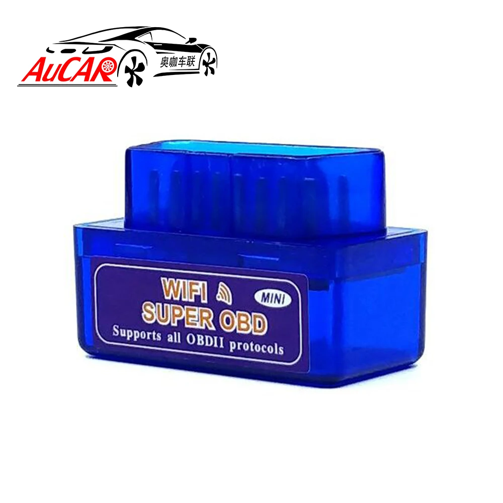 AuCAR Mini Elm327 Wifi OBD2 OBDII адаптер ELM 327 Obd 2 Автомобильный сканер кодов для IOS Iphone ELM327 V1.5