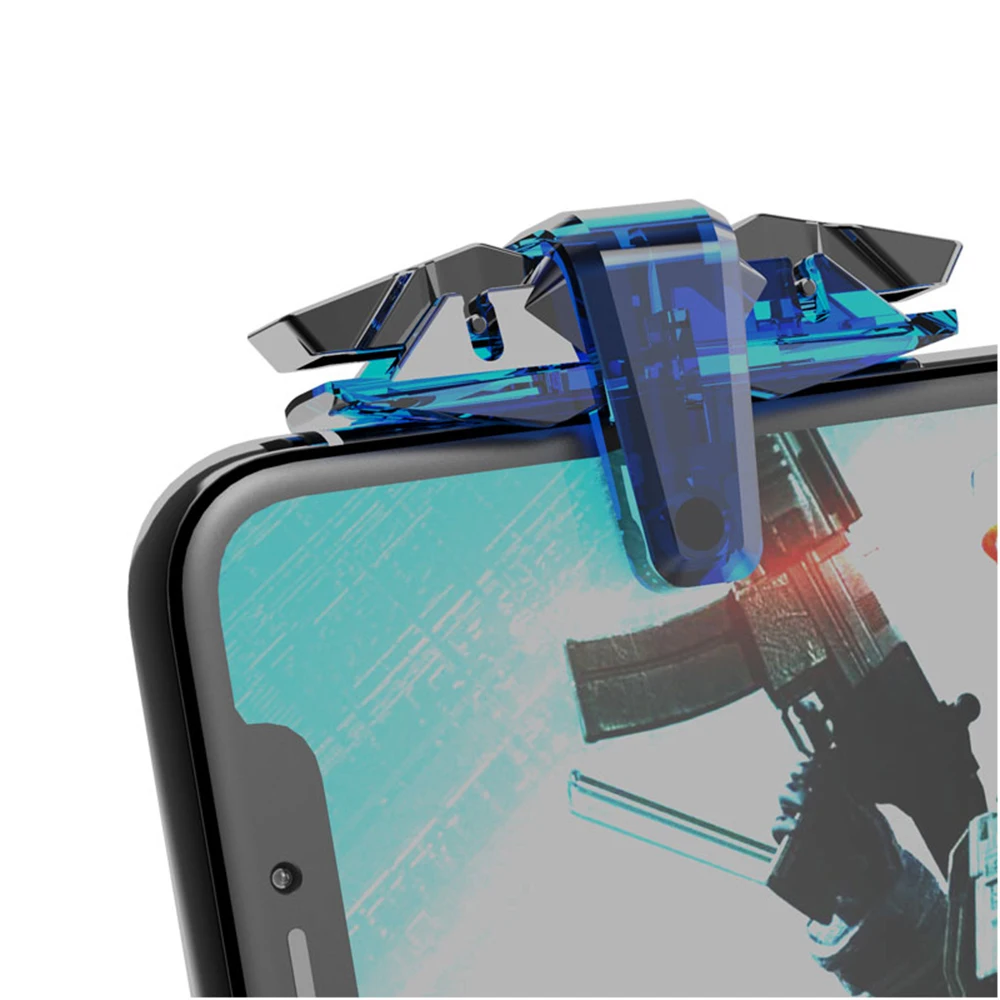 2Pcs/set L1 R1 Shooter Triggers PUGB Moible Controller Gamepad Joystick Fire Button For IPhone Android Phone Game Accessories |