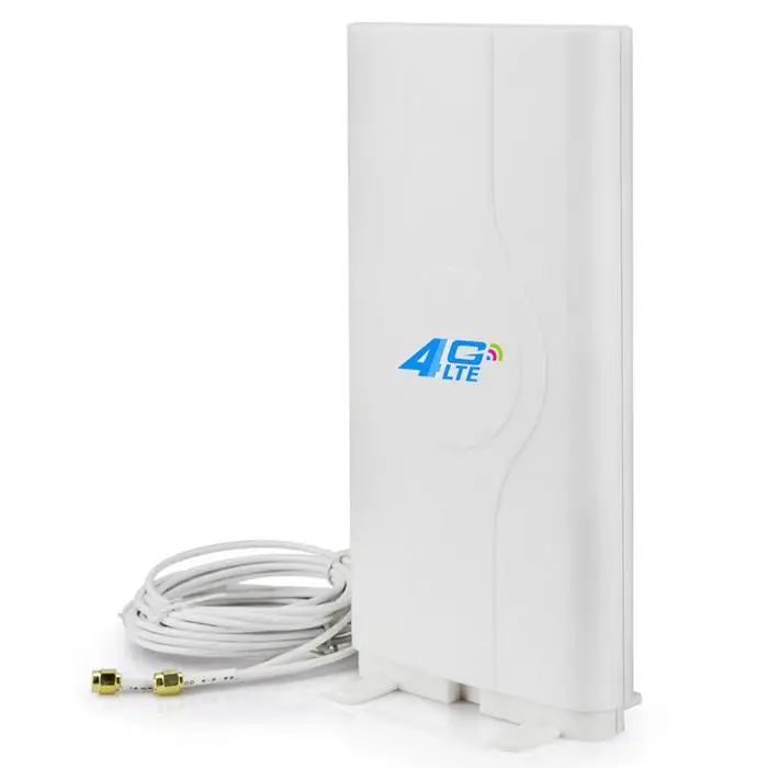 

Omni Minimax G45 Antena Eksternal 4G LTE 49dBi dengan Konektor TS9 - White