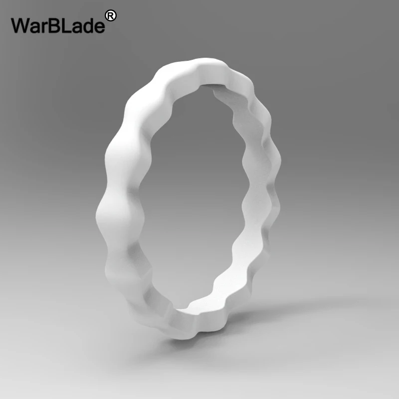 Новое Гипоаллергенное кольцо WarBLade 3 мм из эластичного силикона для кроссфита