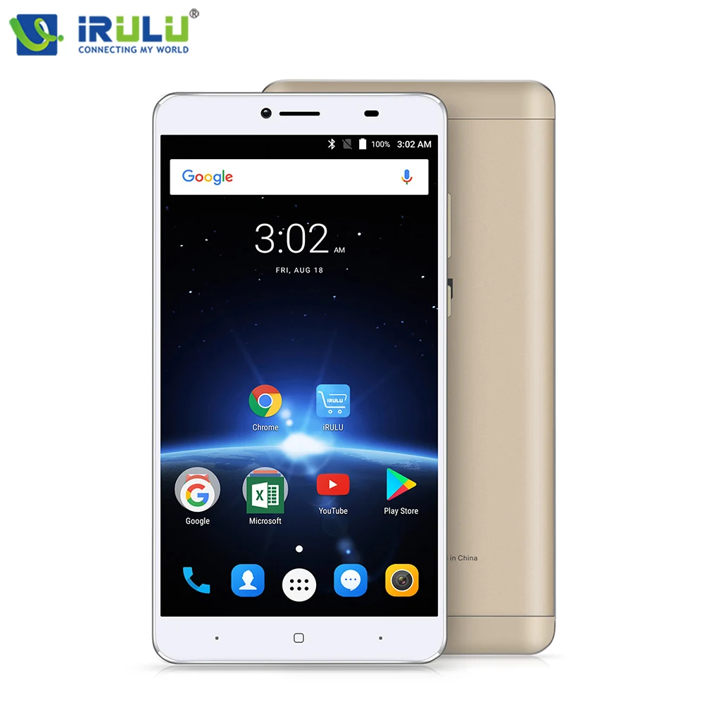 IRULU GeoKing 3 Макс смартфон 6 5 &quotFHD Android 7 0 Octa Core 3g + 32 г сзади Камера 13 МП 4300 мАч Dual SIM