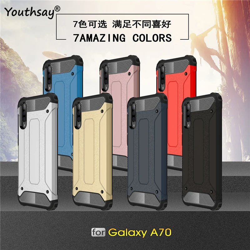 Для samsung Galaxy A70 чехол противоударный защитный резиновый для телефона Funda Youthsay |