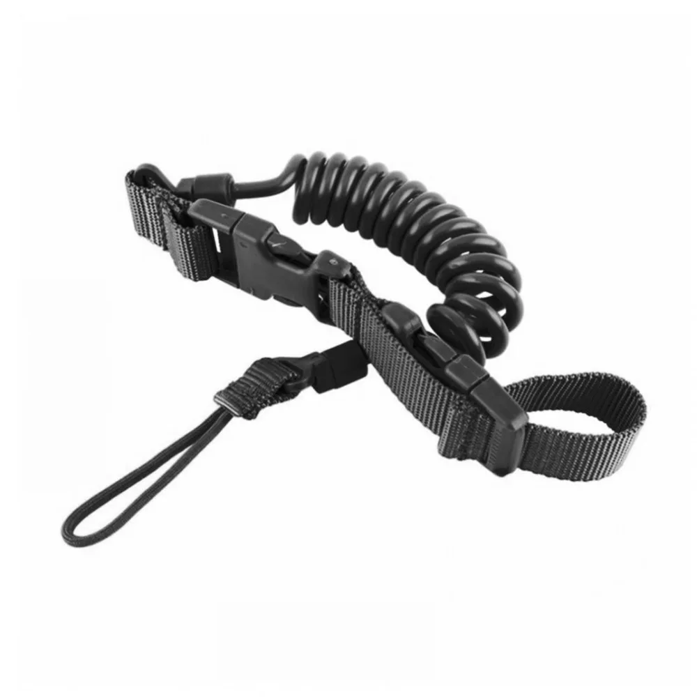 Elastic Tactical Safety Lanyard Rope Outdoor Anti-lost Elastic Key Ring EDC Extension-type Spring Adjustable Belt NEW Arrival