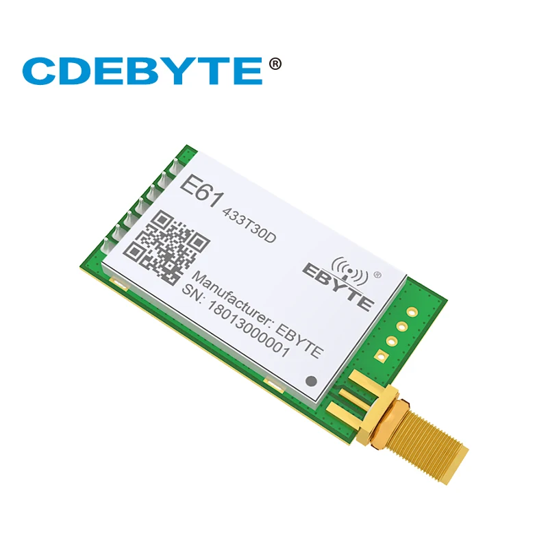 E61 433T30D 433mhz 1W SMA IoT uhf беспроводной трансивер CDEBYTE 30 дБм передатчик и приемник rf