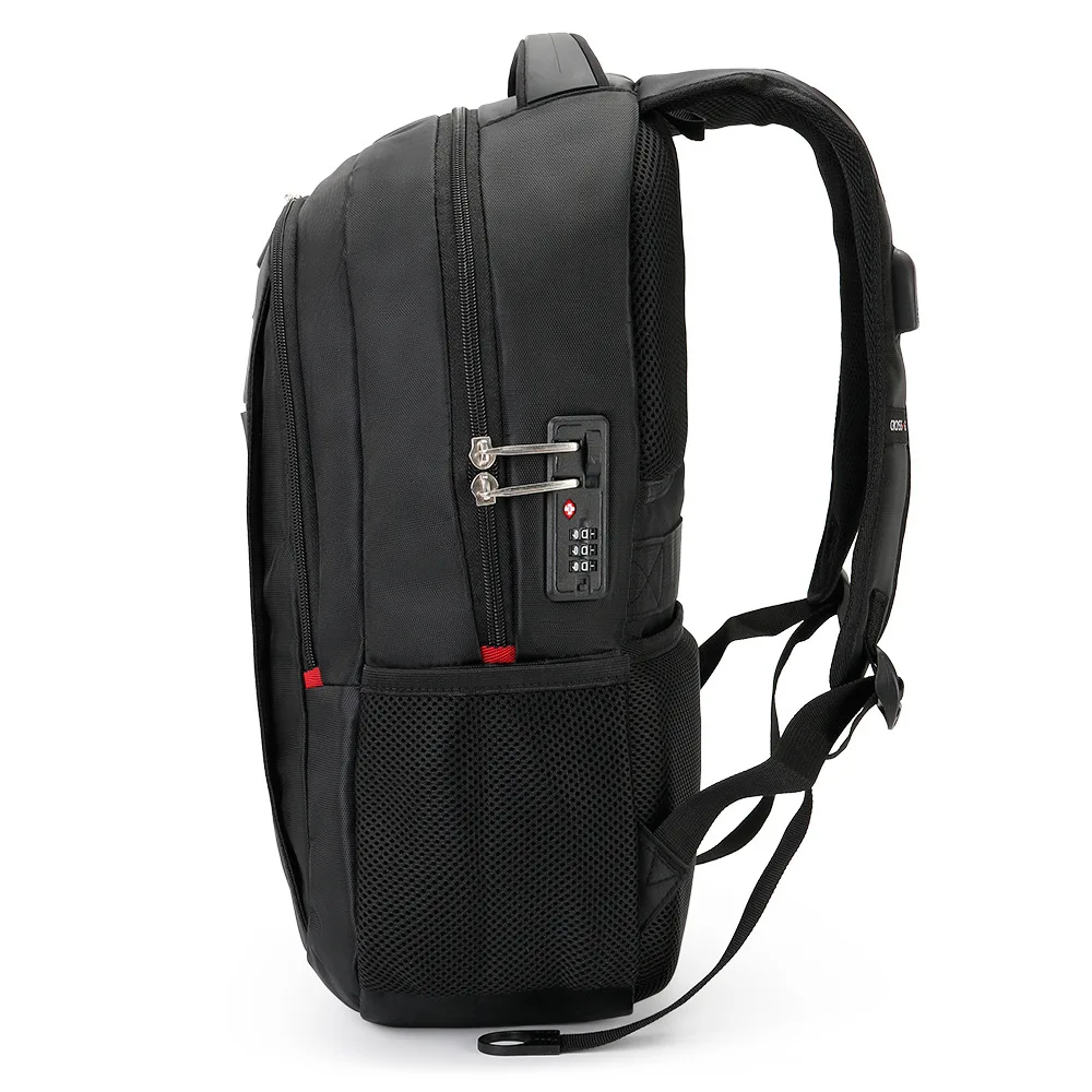 Швейцарский 17-дюймовый Противоугонный Рюкзак mochila с usb-портом для зарядки