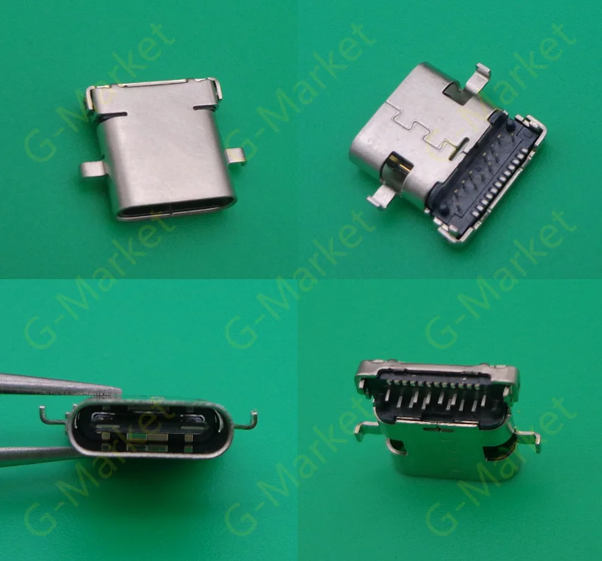 2 шт. 24 контакта Micro USB 3 1 типа C|connector diy|connector femaleconnector socket |