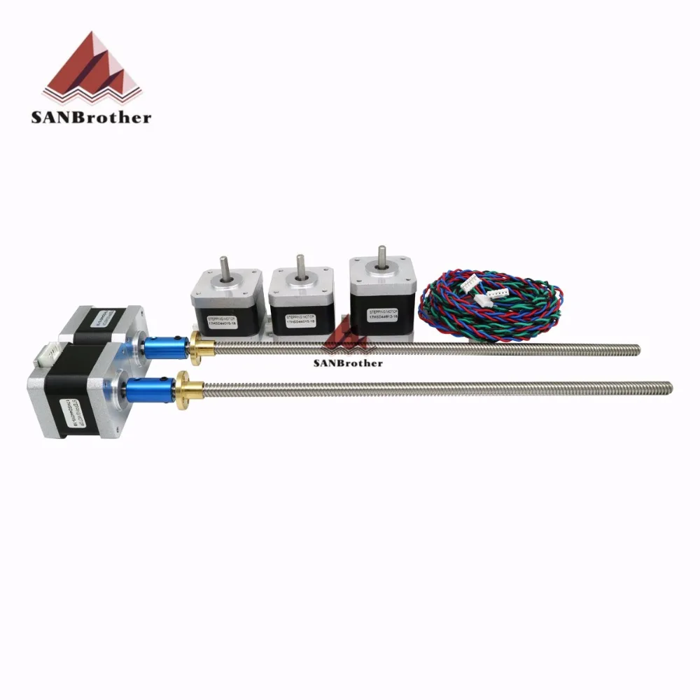 Reprap Prusa i3 MK2 MK2S MK3 3d принтер 300 мм Z шаговый двигатель с трапециевидным свинцовым