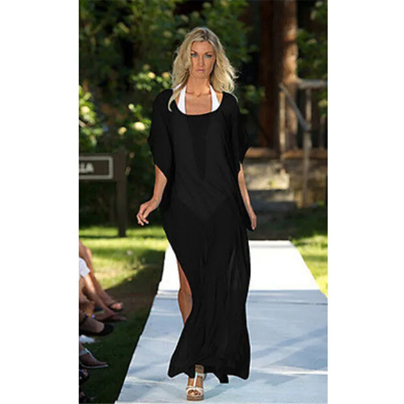 2017 длинный пляжный накидка кафтан бикини кардиган купальный костюм саронг