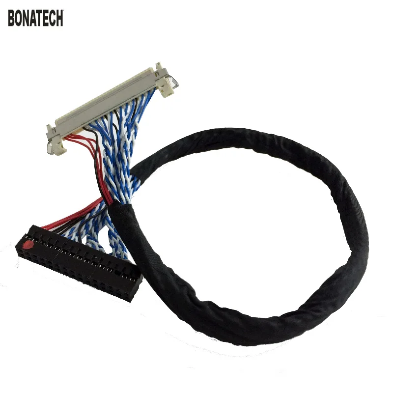 Кабель FIX30pin dual 8 lvds 17 24 дюйма общий ЖК провод с пряжкой для карт LVDS ( 2 ch bit) 30