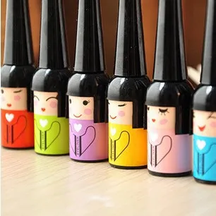 Новая женская косметика для ухода за глазами милая черная водостойкая жидкая