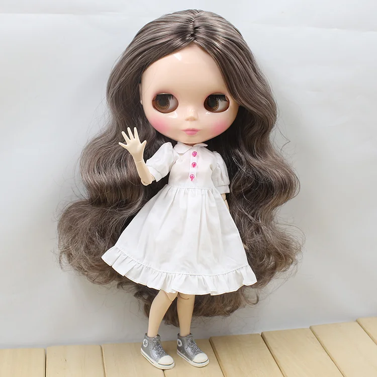 Ледяной DBS шарнирная кукла Blyth neo 280BL88000222 шарнирное тело серый коричневый микс