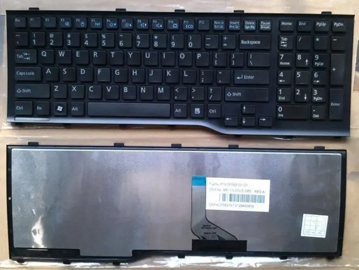 

SSEA New laptop US Keyboard For Fujitsu AH532 A532 N532 NH532 laptop keyboard with frame