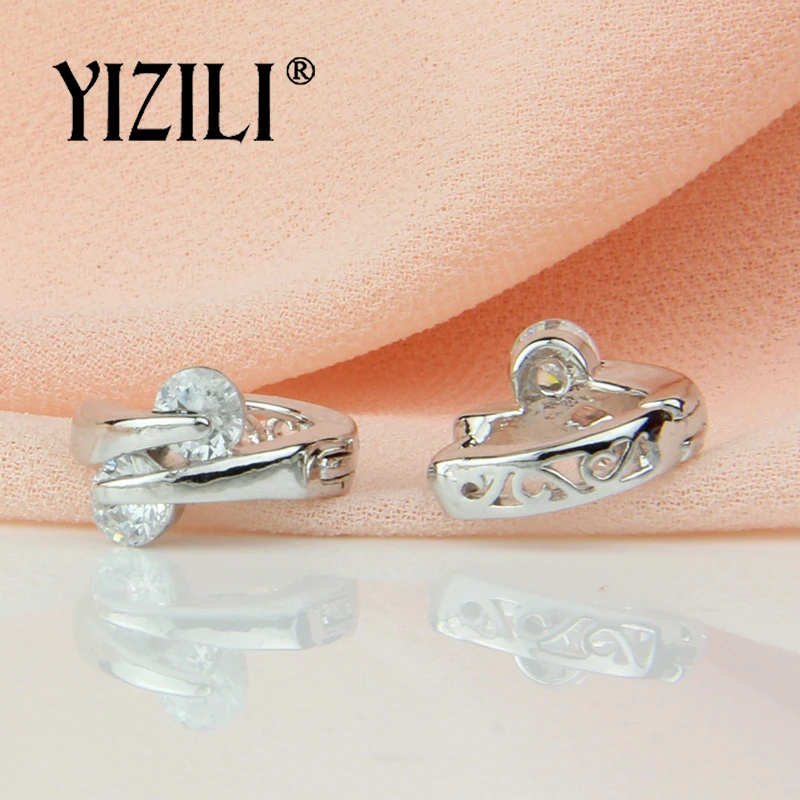 YIZILI Новые поступления простая мода 2 цвета круглые Висячие серьги натуральный