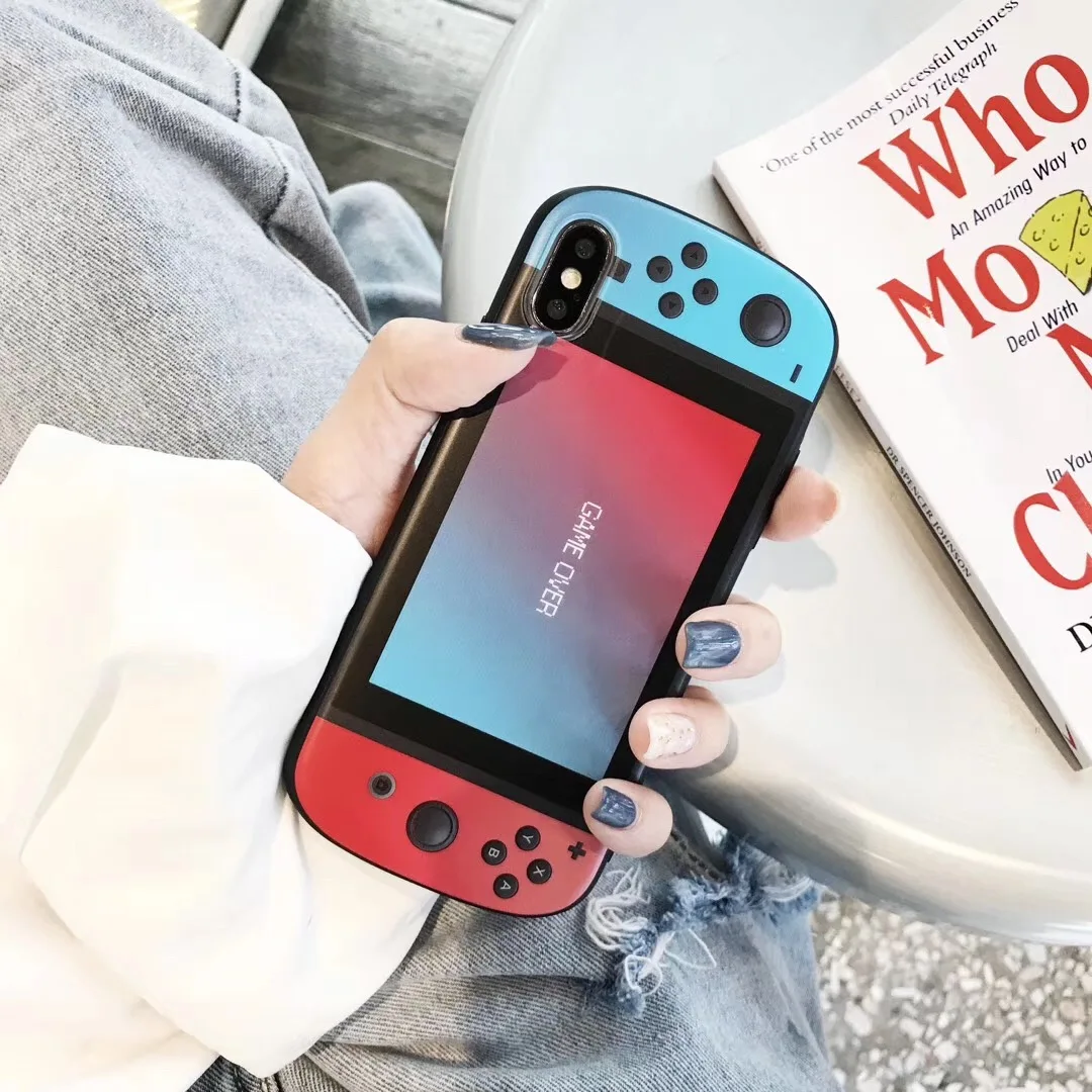Childhood classic Game machine console Curved silicone cover for iphone 6 s 8 7 plus case X XS MAX XR Coque Fundas |