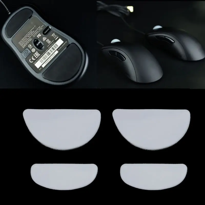 Игровая мышь 2 компл./упак. Tiger для ZOWIE EC1 A/EC2 A/EVO белая с закругленными