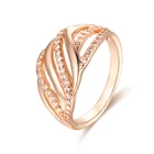 Кольцо женское, розовое золото 585 пробы, 11 мм, 7, 8, 9, 10, 11
