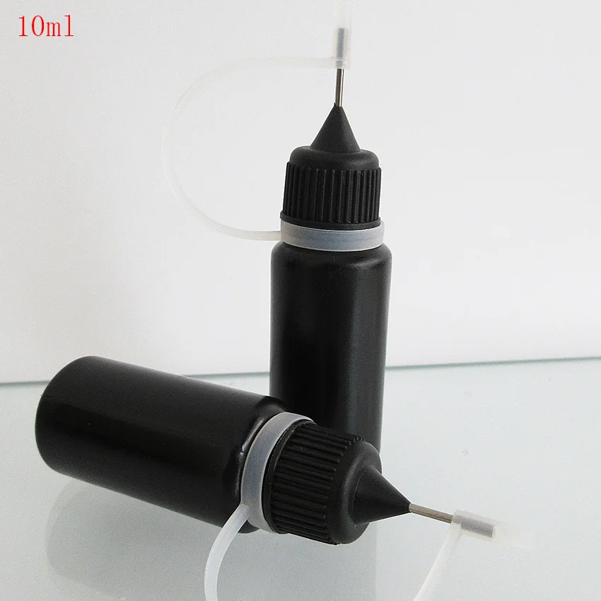 10pcs10ML черная игольчатая бутылка аксессуары для электронных сигарет инструмент