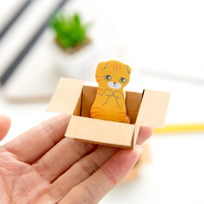 

Cute Kitty House Cat Dog Bookmark Sticker Sticky Notes Paper Pad Bookmarks Drop Shipping Support