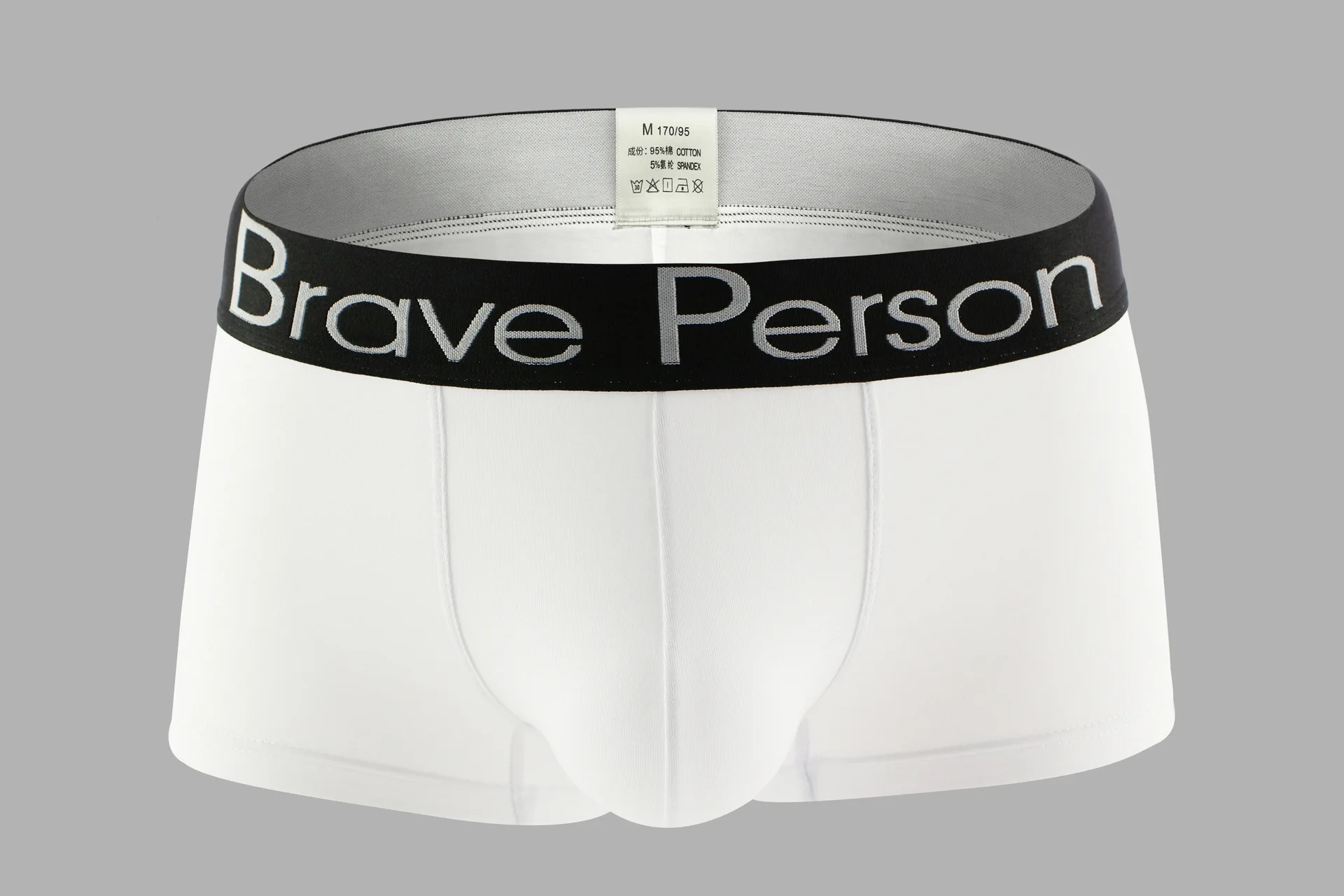 Новое поступление года, мужские плотное нижнее белье Brave person, мужские хлопковые шорты-боксеры, модные сексуальные боксеры, мужские трусы-боксеры - Цвет: 6
