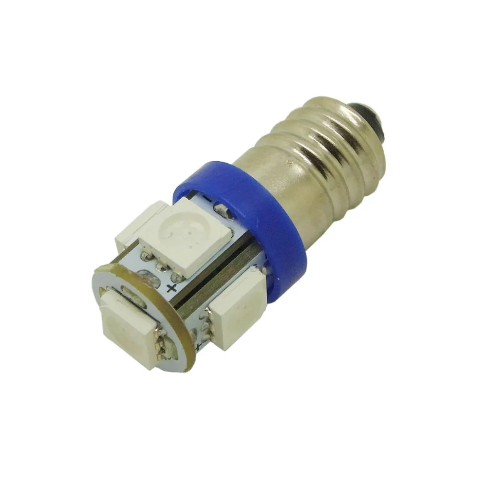 Новые яркие 6000k E10 SMD 5050 5 светодиодный ные лампы MES винтофонарь фонарики|torch