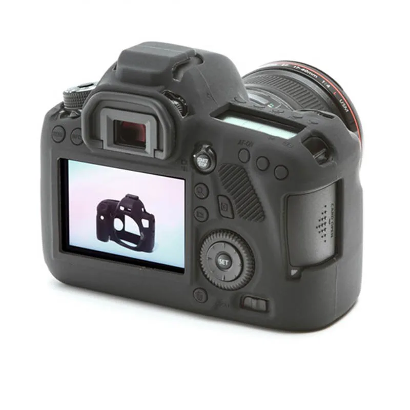 Чехол для камеры Canon EOS 6D мягкий силиконовый резиновый защитный корпус высокое