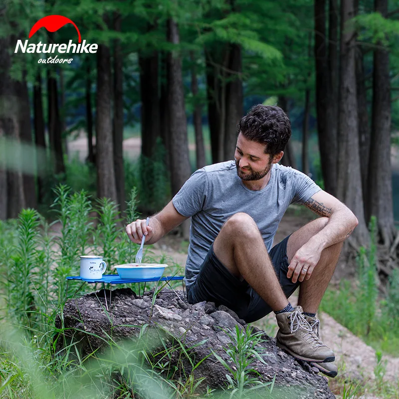 Портативный мини стол Naturehike из алюминиевого сплава для альпинизма кемпинга