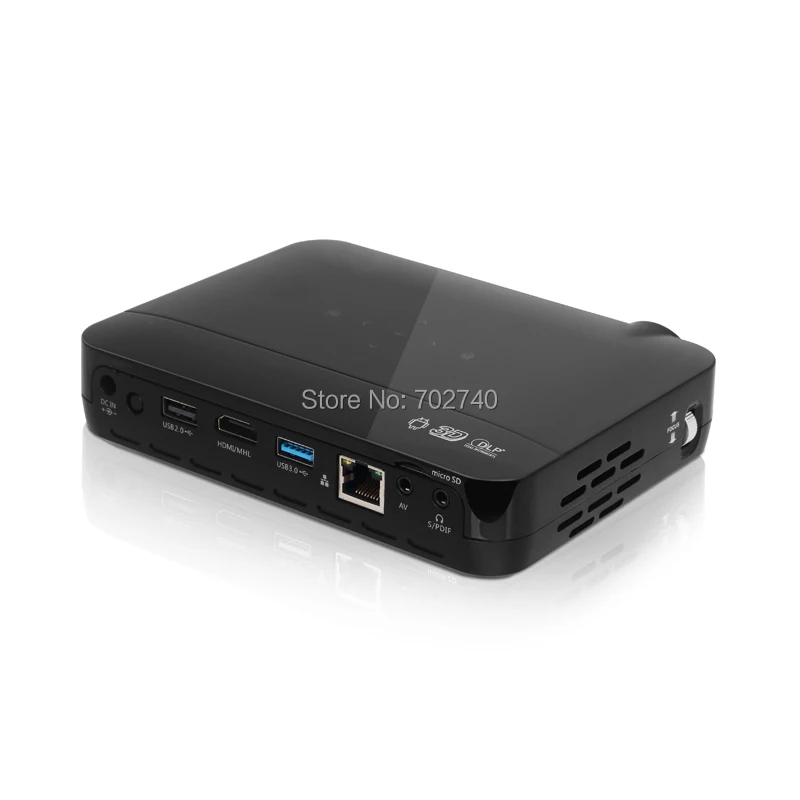 Новый 6800 Люмен Высокая Яркость Wi-Fi 3D Проектор Для Домашнего Кинотеатра Full HD 1080 P